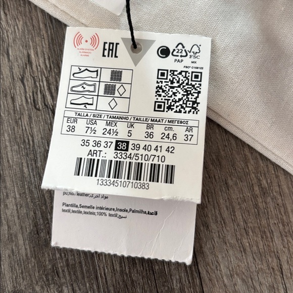 Zara Satin Finished Heel Sandal NWT - Picture 7 of 7